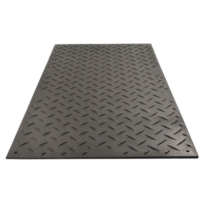 la route composée extérieure de HDPE de 4x8ft Plastice plaquent les tapis moulus de protection