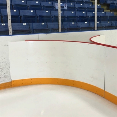 conseil portatif de Dasher de piste de tir d'hockey de barrière de patinoire de plastique de HDPE des pieds 4x8
