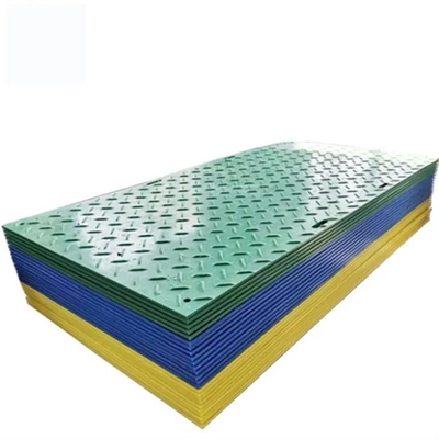 Tapis de Mat Heavy Duty Ground Protection de voie de plastique polyéthylène de couleur de variété