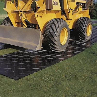 Le HDPE a rectifié les tapis en plastique de route de Crane Truck Access Mat Construction de protection