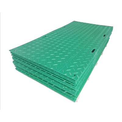 Tapis composés verts de construction lourde de protection d'au sol de soutien de camion de HDPE