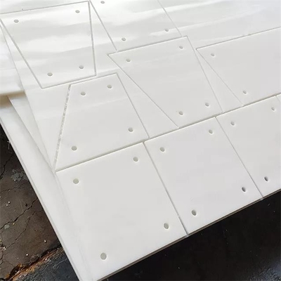 Feuille résistante à l'usure blanche de revêtement d'UHMWPE pour le panneau en acier de doublure de silo de grain de silo