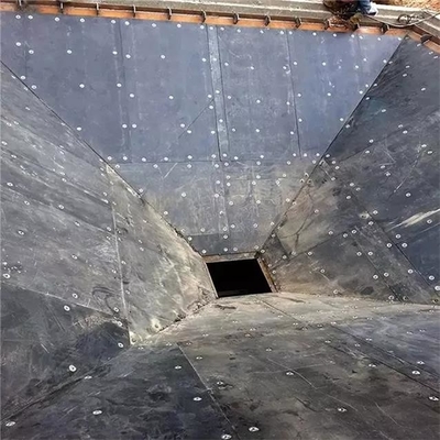 Soute de charbon d'UHMWPE rayant la feuille noire de polyéthylène de bâton de coutume de feuille non