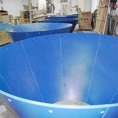 De chariot de charbon de soute de silo revêtement résistant à l'usure de polyéthylène de poids ultra