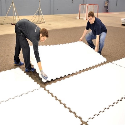 Carrelages matériels d'hockey de piste de patinage de glace du polyéthylène portatif UHMWPE