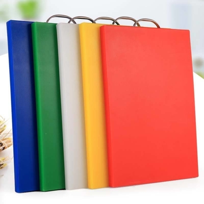 Planche à découper végétale de PE de cuisine en plastique colorée anticorrosion de matériel