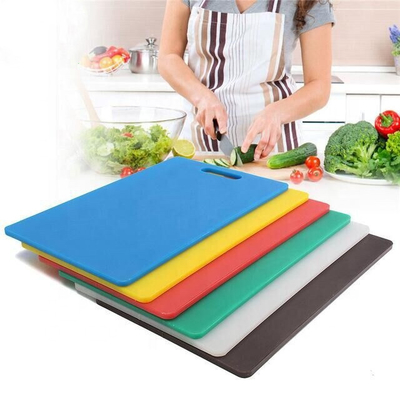 Planche à découper colorée de hachage personnalisée à la maison de plastique polyéthylène de HDPE de cuisine