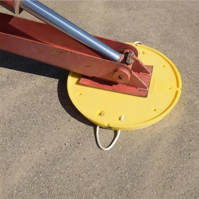 Camion en plastique Mat Outrigger Leg Support Pads de HDPE rond résistant à l'usure durable