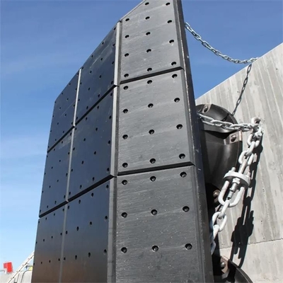 Panneaux de butoir de dock anti-collision de plastique polyéthylène Marine Fender Face Pad For