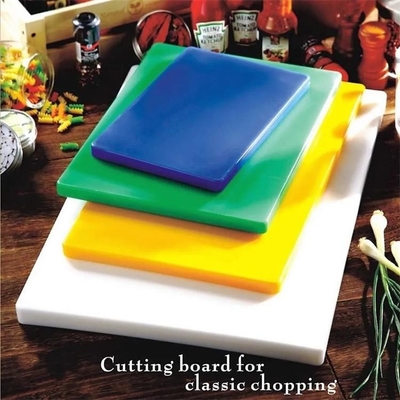Hachoir de couleur de cuisine de planche à découper non de PE en plastique multi maniaque de glissement