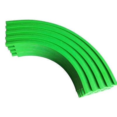 Rail à chaînes en plastique de voie de guide du convoyeur de fente de la bande d'usage de polyéthylène T UHMWPE