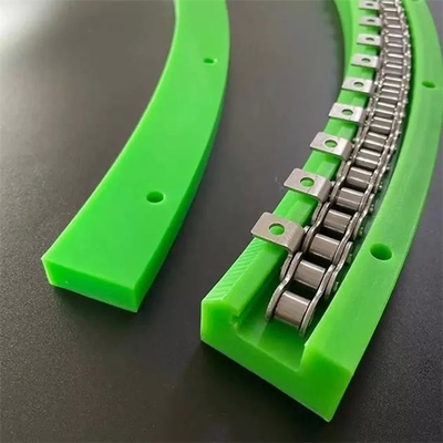 Rail à chaînes en plastique de voie de guide du convoyeur de fente de la bande d'usage de polyéthylène T UHMWPE