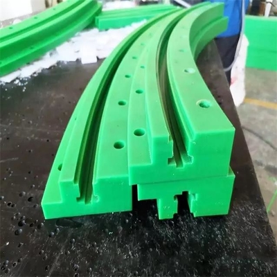 Rail à chaînes en plastique de voie de guide du convoyeur de fente de la bande d'usage de polyéthylène T UHMWPE