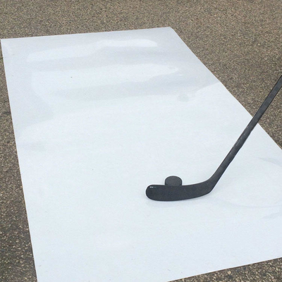 conseil synthétique portatif de formation de hockey sur glace de l'auto-lubrification UHMWPE des pieds 4x8