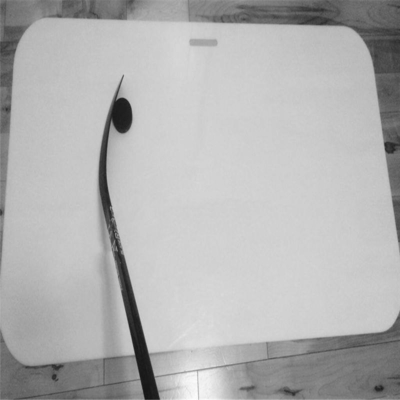 24&quot; » conseils de plastique portatifs de pratique en matière de hockey sur glace du polyéthylène X48 haute densité