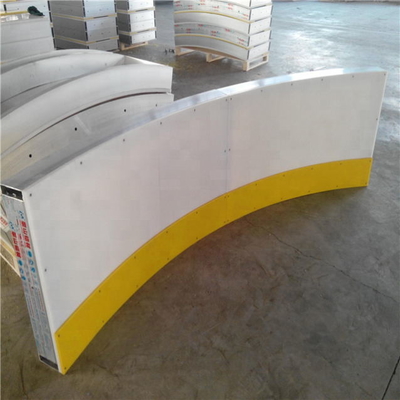 conseil portatif de Dasher de piste de tir d'hockey de barrière de patinoire de plastique de HDPE des pieds 4x8