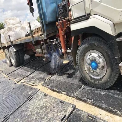 Tapis portatifs de Mat Hdpe Ground Protection Road de chaussées de plancher en plastique dur