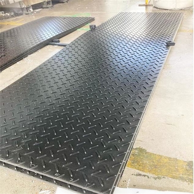 Route provisoire Mats For Heavy Duty Machinery de couverture végétale de chaussées de HDPE noir