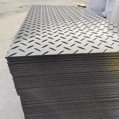 Tapis moulu de route de voie de Mats Temporary Heavy Duty Construction de protection de HDPE