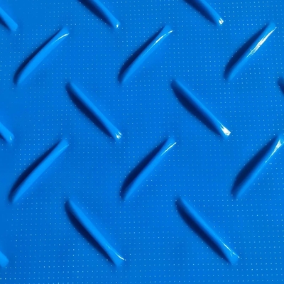 tapis en plastique de Rig Mats For Heavy Duty Road de marais de HDPE bleu provisoire de 2×8ft