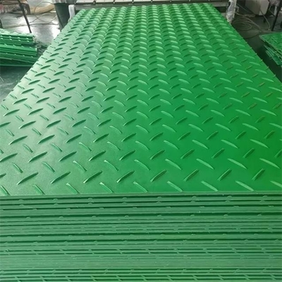 Les routes en plastique vertes durables d'au sol de HDPE inondent Mat For Excavators Construction
