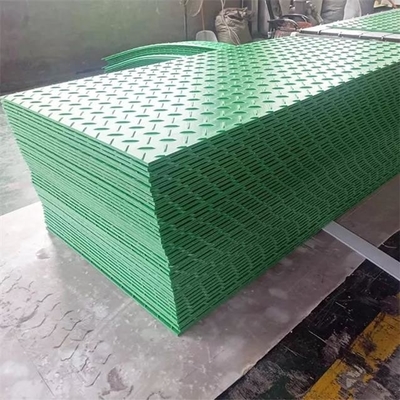 Les routes en plastique vertes durables d'au sol de HDPE inondent Mat For Excavators Construction