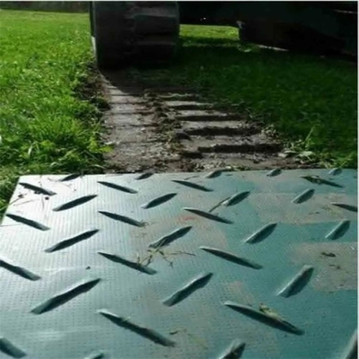 Les routes en plastique vertes durables d'au sol de HDPE inondent Mat For Excavators Construction