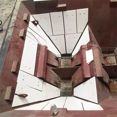Feuille résistante à l'usure blanche de revêtement d'UHMWPE pour le panneau en acier de doublure de silo de grain de silo