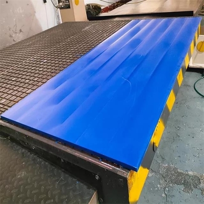 Individu lubrifiant la feuille en plastique bleue de revêtement de soute de charbon de silos de la propriété UHMWPE