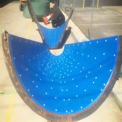Individu bleu lubrifiant le panneau en plastique de doublure de PE du revêtement UHMW de silo de boîte de camion