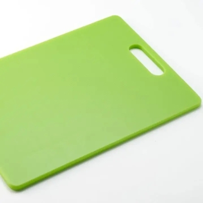 Planche à découper en plastique de couleur de rectangle de HDPE de plaque de découpage multi de cuisine avec la poignée
