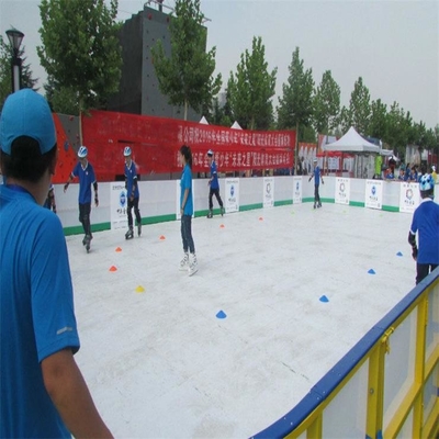 La lubrification d'individu a simulé la patinoire artificielle en plastique d'UHMWPE pour le plancher de patinoire