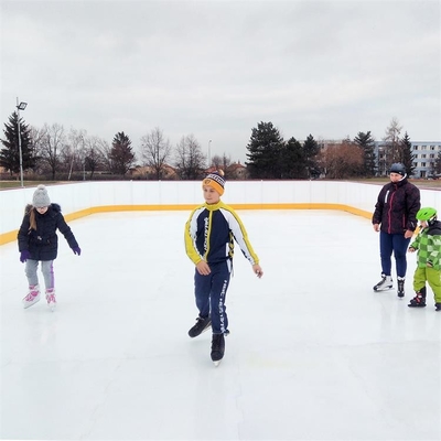 Hockey de patinage artificiel de Ski Surface For Synthetic Ice de feuille en plastique d'UHMWPE