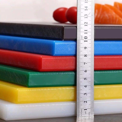 anti planche à découper en plastique colorée bactérienne de polyéthylène haute densité de 20mm