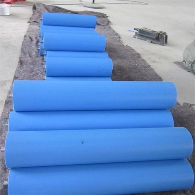 Rouleaux d'attente en plastique de formation de convoyeur d'impact de HDPE de tuyau de polymère de 4 pouces