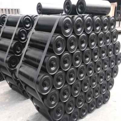 Oisif bleu de rouleau de convoyeur à bande d'UHMWPE pour le rouleau de extraction de convoyeur à bande