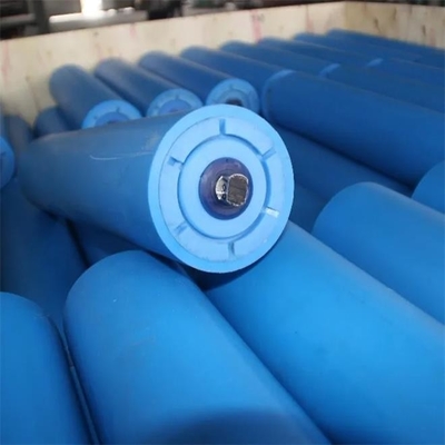 Rouleau d'attente léger résistant à l'usure d'UHMWPE pour le convoyeur à bande de ports de charbonnage