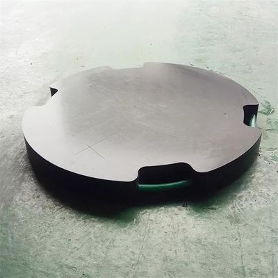 Camion antidérapage rond portatif Crane Outrigger Pad de plastique polyéthylène de 48 pouces