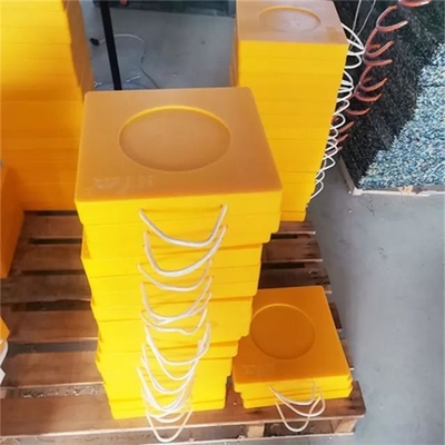 Remorque en plastique Jack Plate de HDPE de Crane Outrigger Pads de pompe de polyéthylène haute densité