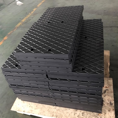Le tangon fort de HDPE de portance de pression capitonne Jack Plate Cribbing Block