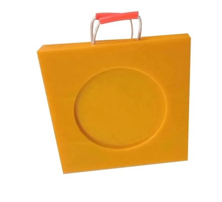 24X24 avancent dur le bloc petit à petit en plastique Crane Jack Truck Foot Pad de protections de tangon de HDPE