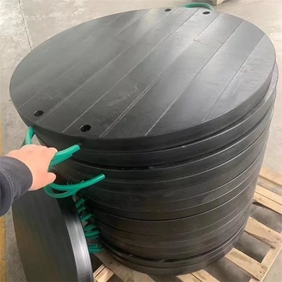 Machinant le rond noir en plastique rectifié rapport de la protection de tangon de camion de pompe de HDPE