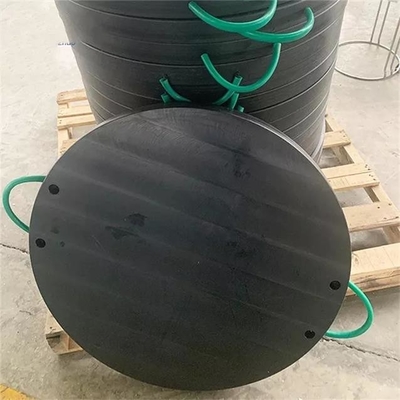 Machinant le rond noir en plastique rectifié rapport de la protection de tangon de camion de pompe de HDPE