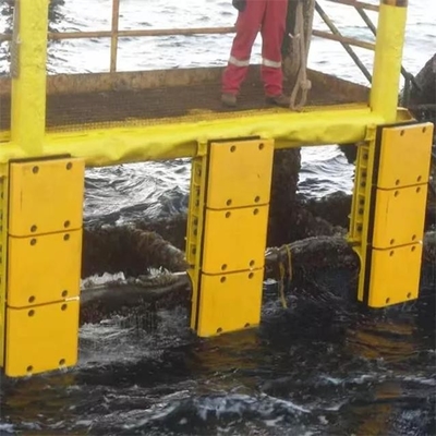 Protection en plastique d'amortisseur de visage de coin de bateau du panneau avant UHMWPE de construction dure de quai