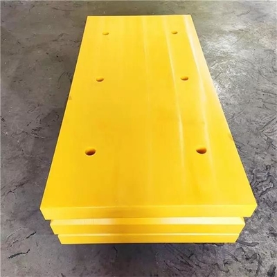 Protection en plastique d'amortisseur de visage de coin de bateau du panneau avant UHMWPE de construction dure de quai