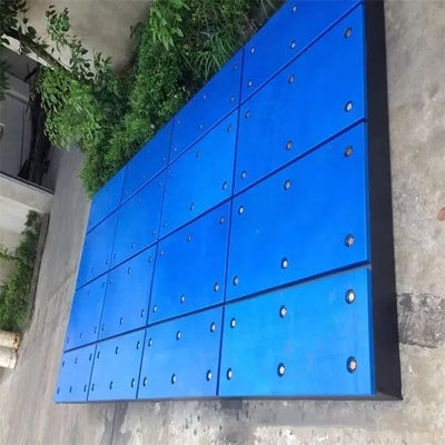 Protection anti-collision bleue de tampon de dock de Marine Fender Face Pad UHMWPE d'embarcation plastique