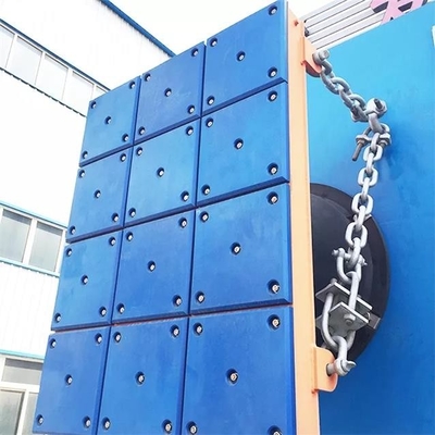 L'amortisseur en plastique bleu imperméable de dock de Marine Panel UHMWPE capitonne pour l'amortisseur de jetée
