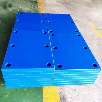 Amortisseurs gauches ouverts de voûte de cellules composées bleues d'UHMWPE pour Marine Fenders en caoutchouc