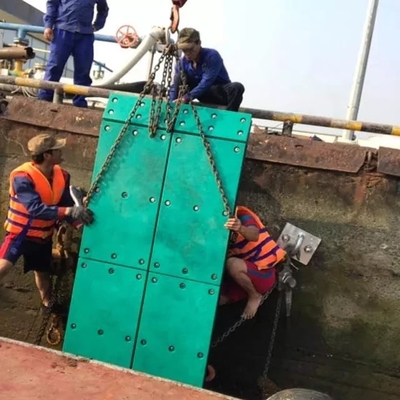 Panneau en plastique d'amortisseur d'anti HDPE de corrosion faisant face à des conseils de protection de coussin de dock de protection