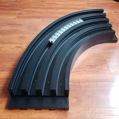 Rail à chaînes magnétique adapté aux besoins du client de voie de guide de la courbe UHMWPE de polyéthylène de courbure